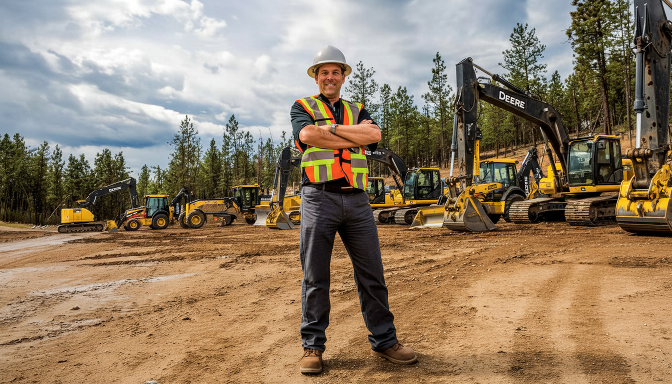 Construction site background